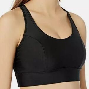 Onzie Warrior Sports Bra Strappy Cross back black size‎ S/M
